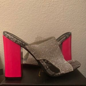 Rhinestone heels